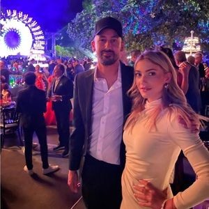 Significant Other Long Cut Out Dress in Pale Yellow